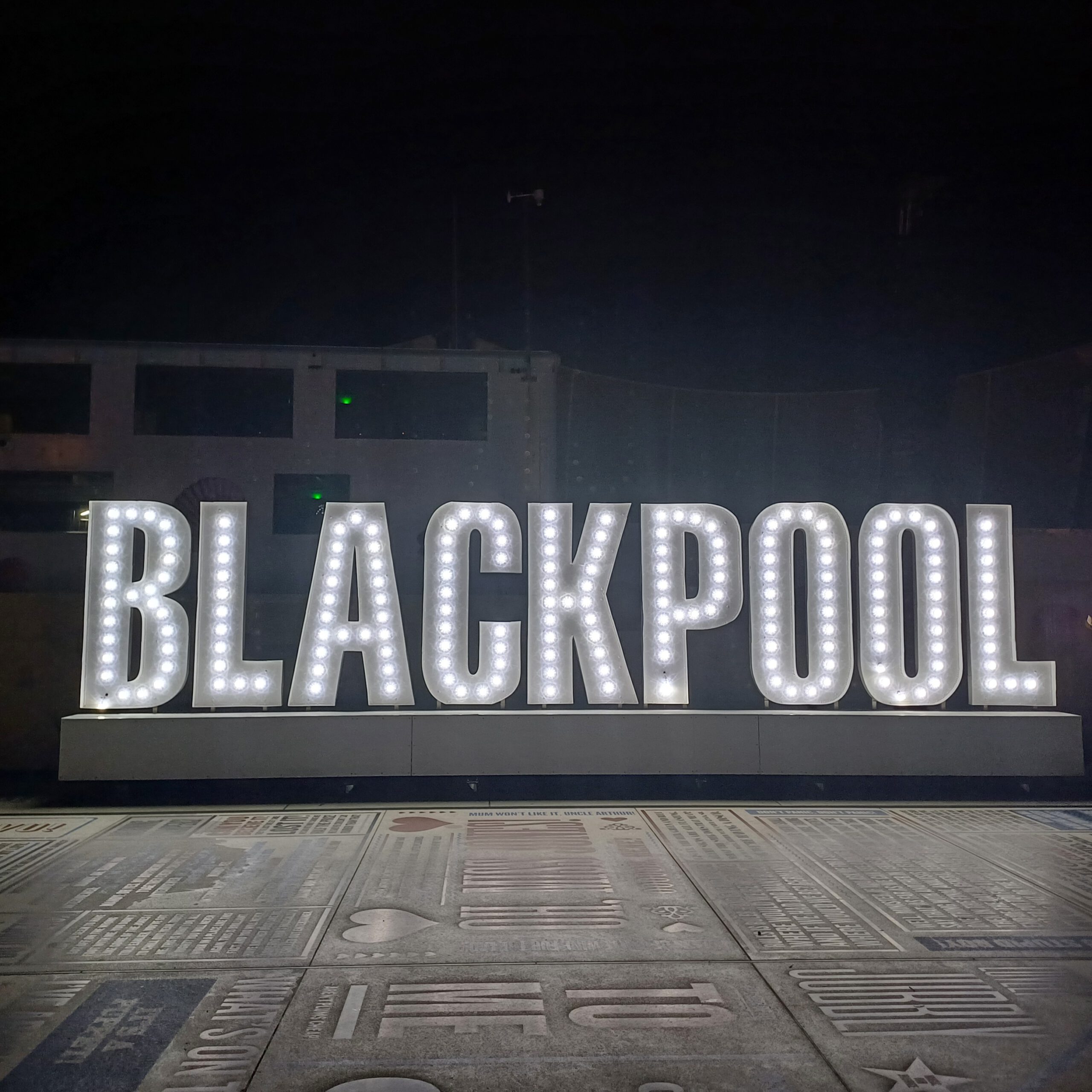 Blackpool by night